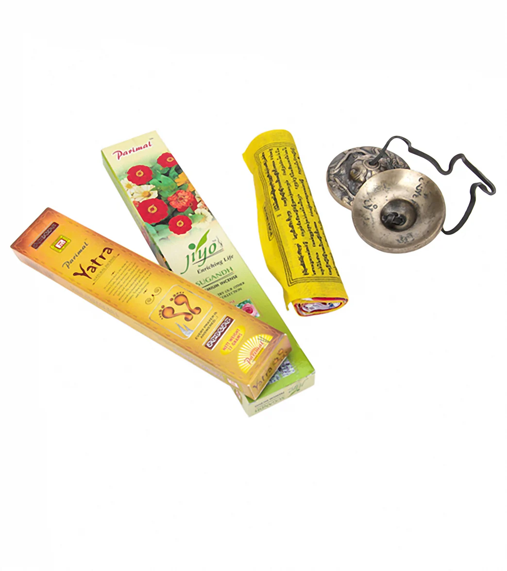Sacred Space New Etched Tibetan Singing Bowl Gift Pack 6 - Image 3