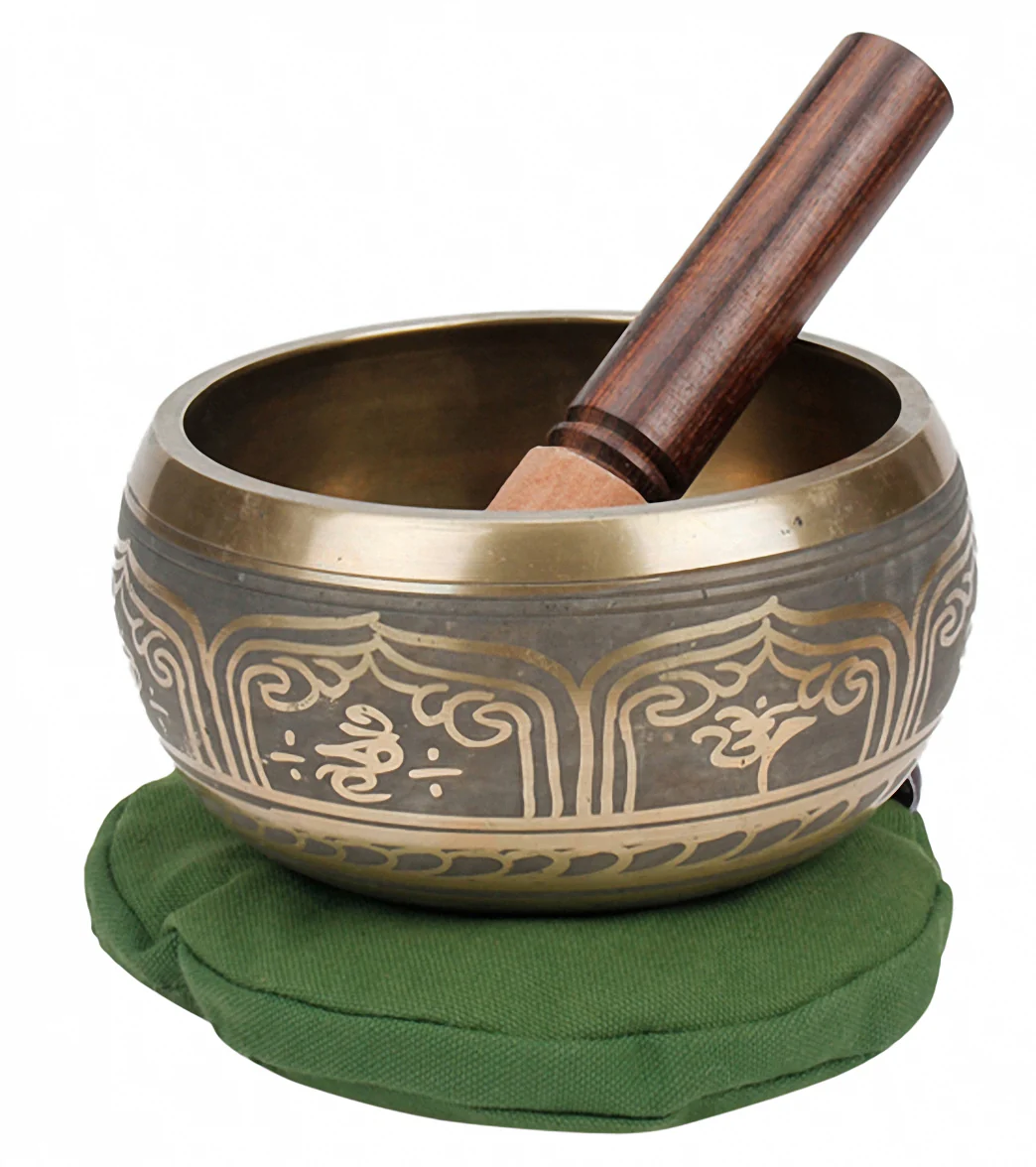 Sacred Space New Etched Tibetan Singing Bowl Gift Pack 7 - Image 2