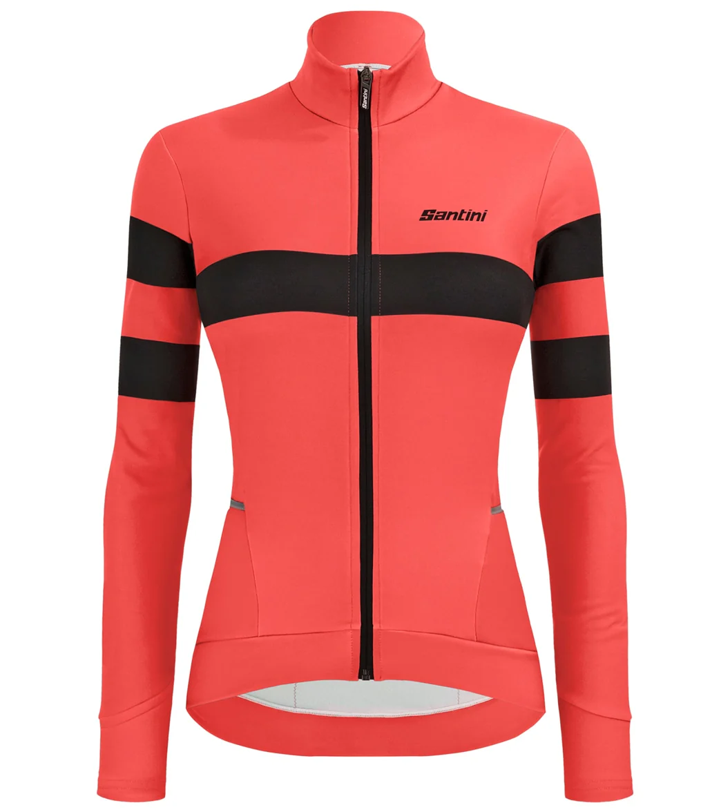 Santini Women's Coral Bengal Long Sleeve Jersey - Image 8