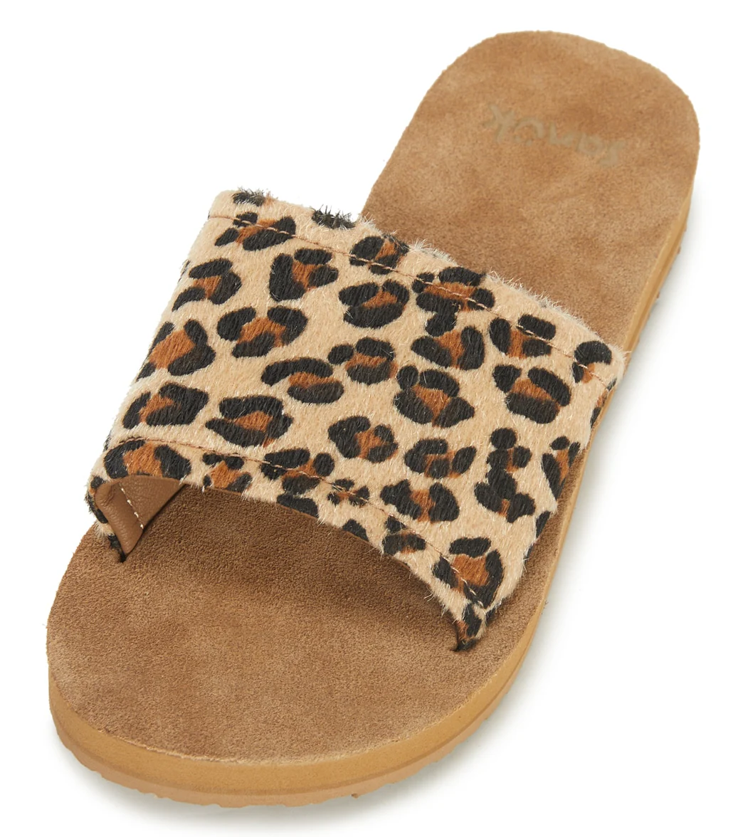 Sanuk Women's Lola Leopard Slide - Image 6