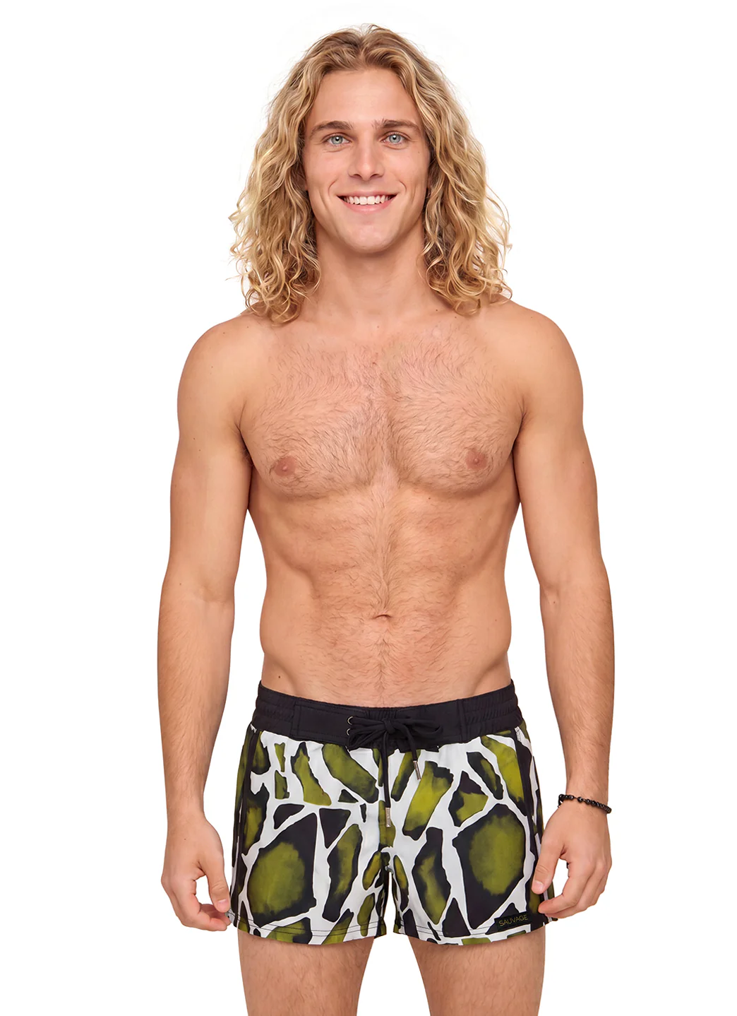 Sauvage Men's Camo Retro Italian Swim Trunks - Image 10
