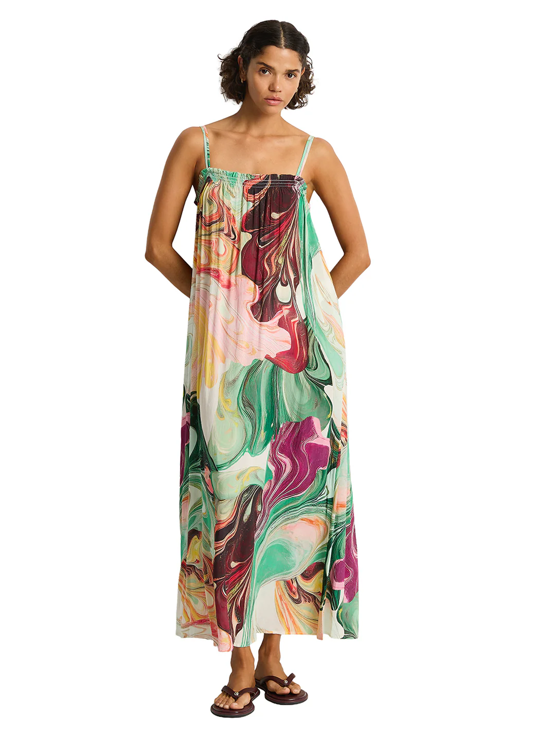 Sea Level Women's Abyss Maxi Bandeau Dress
