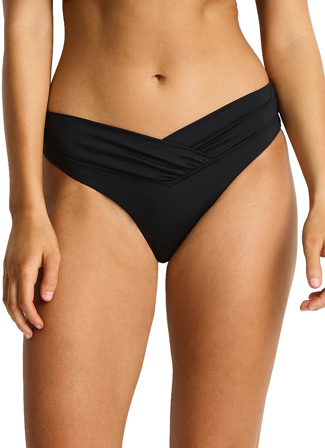 Sea Level Women's Essentials Edit V Front Bikini Bottom - Image 3