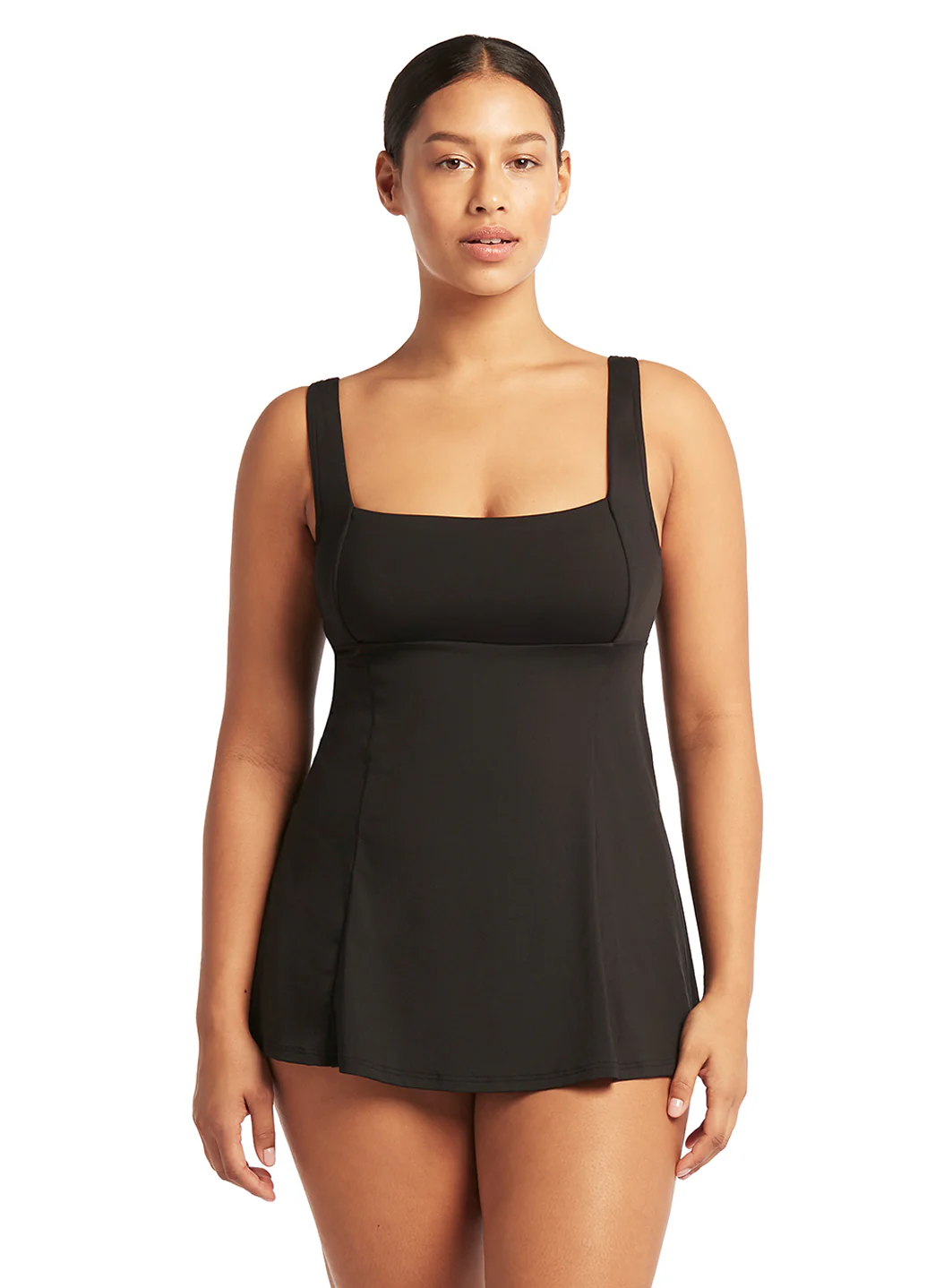 Sea Level Women's Essentials Square Neck Swim Dress - Image 3