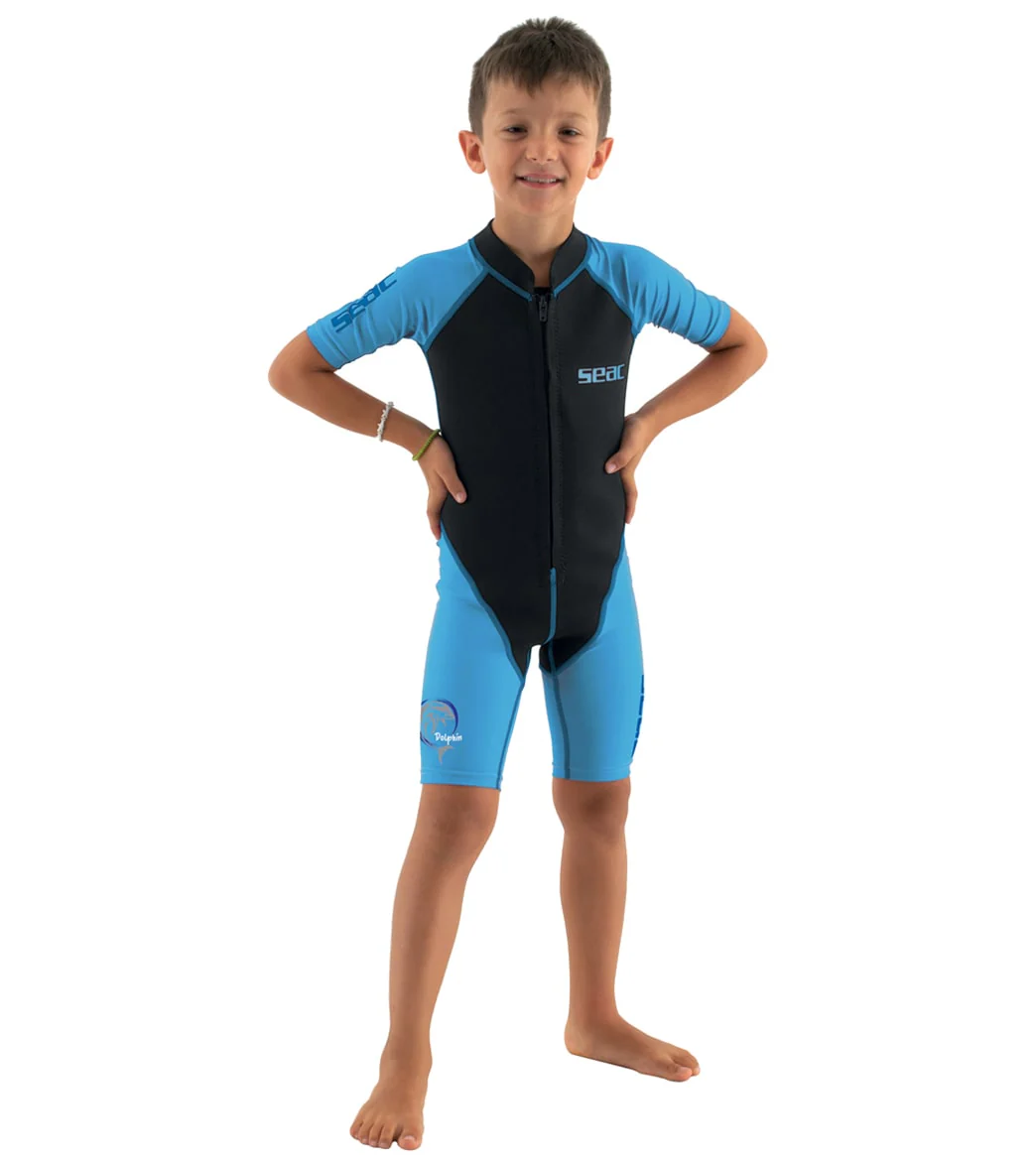 Seac USA Kids 1.5mm Dolphin Short Sleeve Springsuit
