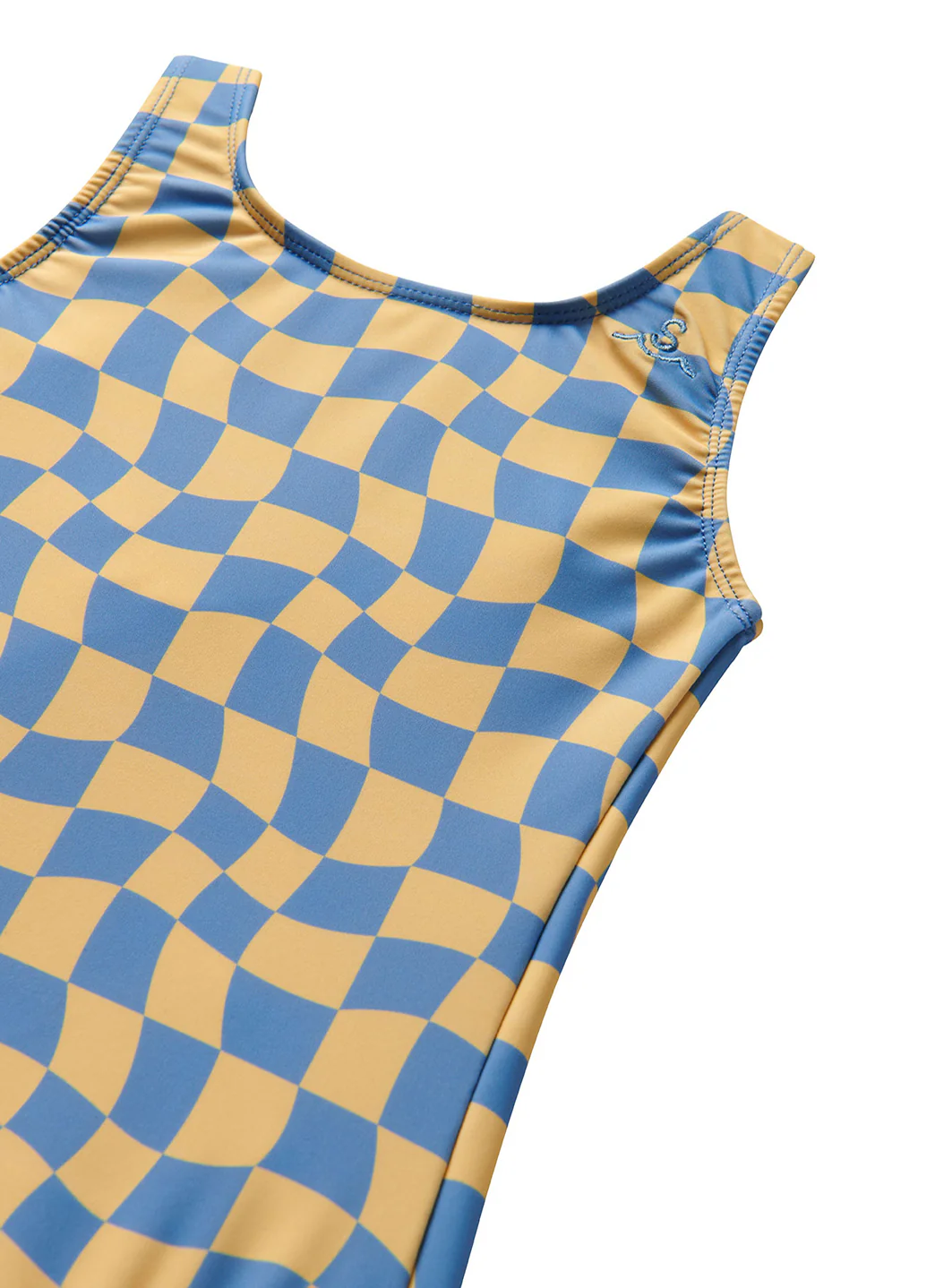 Seaesta Surf Girls' Wavy Checks One Piece Swimsuit (Toddler, Little Kid, Big Kid) - Image 7