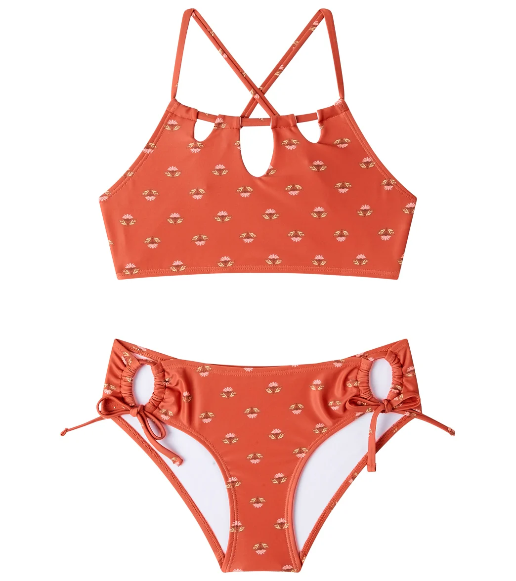 Seafolly Girls' Papillon Two Piece Halter Bikini Set (Big Kid) - Image 5