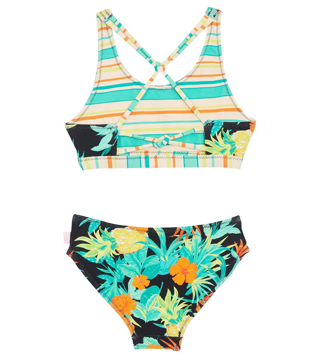 Seafolly Girls' Tropical Nights Two Piece Bikini Set (Big Kid) - Image 2