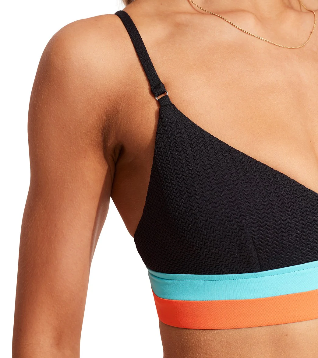 Seafolly Women's Slice Of Splice Spliced Bralette Bikini Top - Image 5