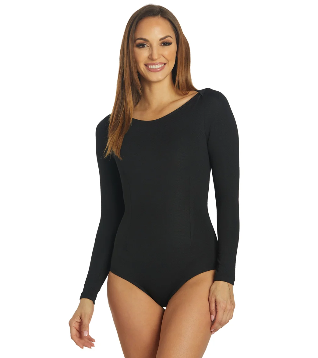 Seea Women's Mimi Long Sleeve One Piece Swimsuit - Image 9