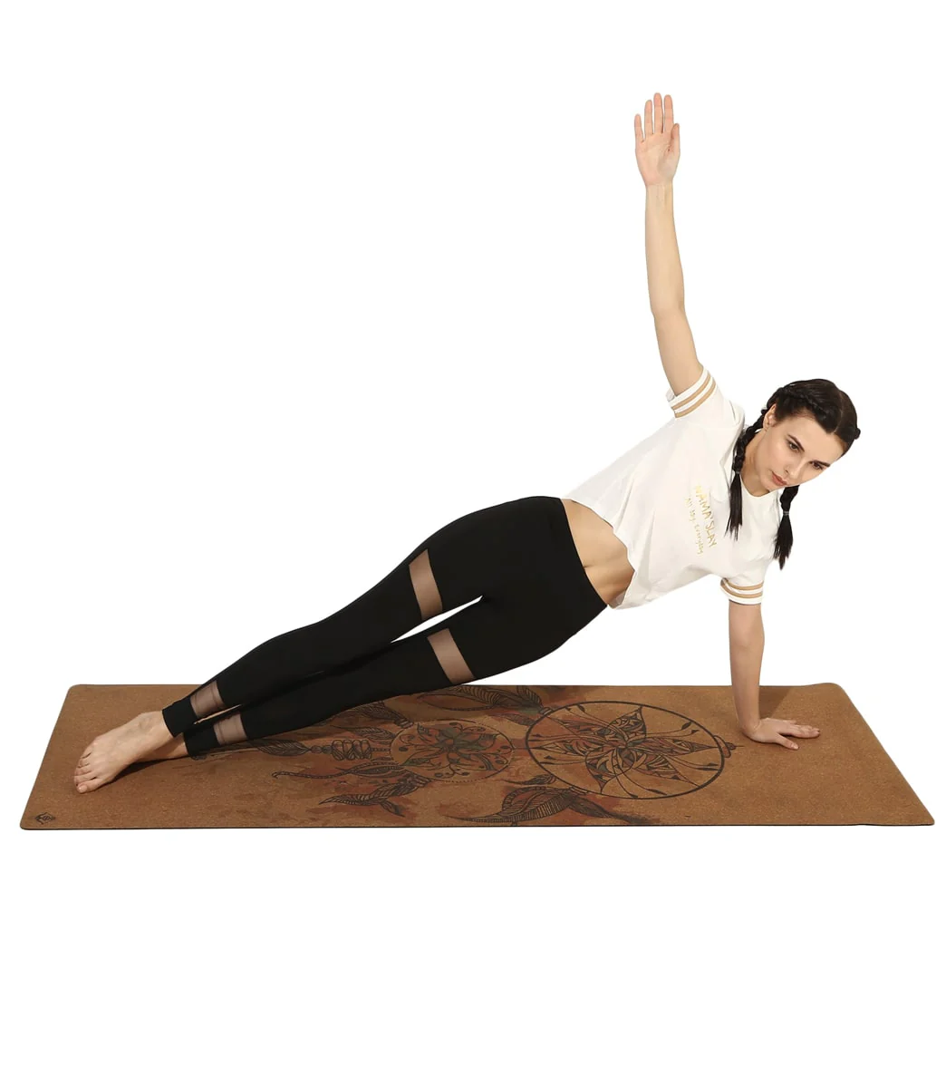 Shakti Warrior Akasa Pro Cork Yoga Mat 72" 3mm - Image 2