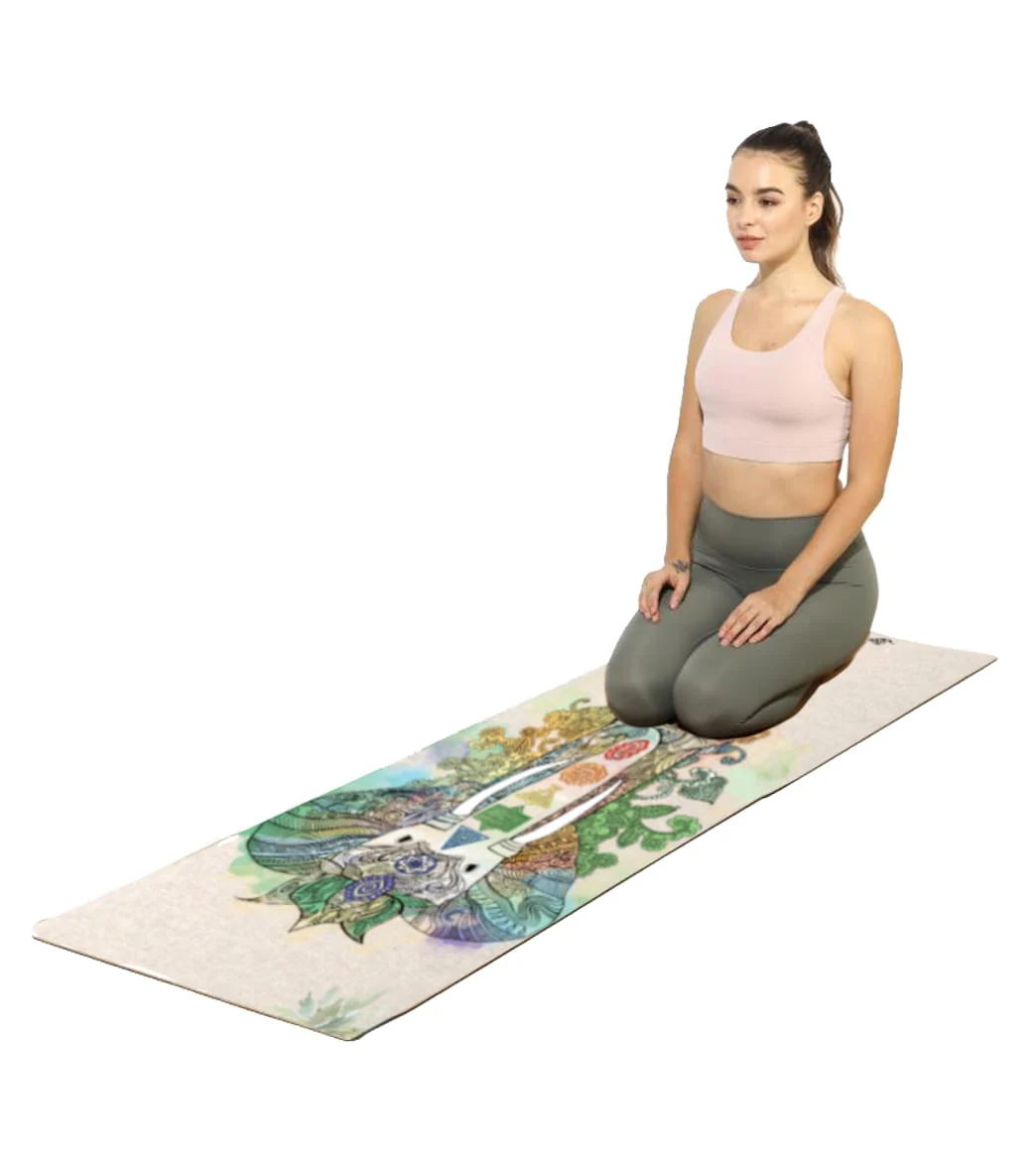 Shakti Warrior Samskara Hemp Yoga Mat 72" 3mm - Image 2