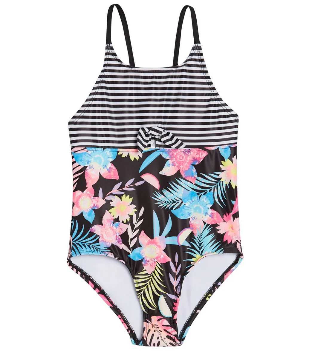 Shelloha Girls' Floral Fruit One Piece Swimsuit (Little Kid, Big Kid) - Image 4