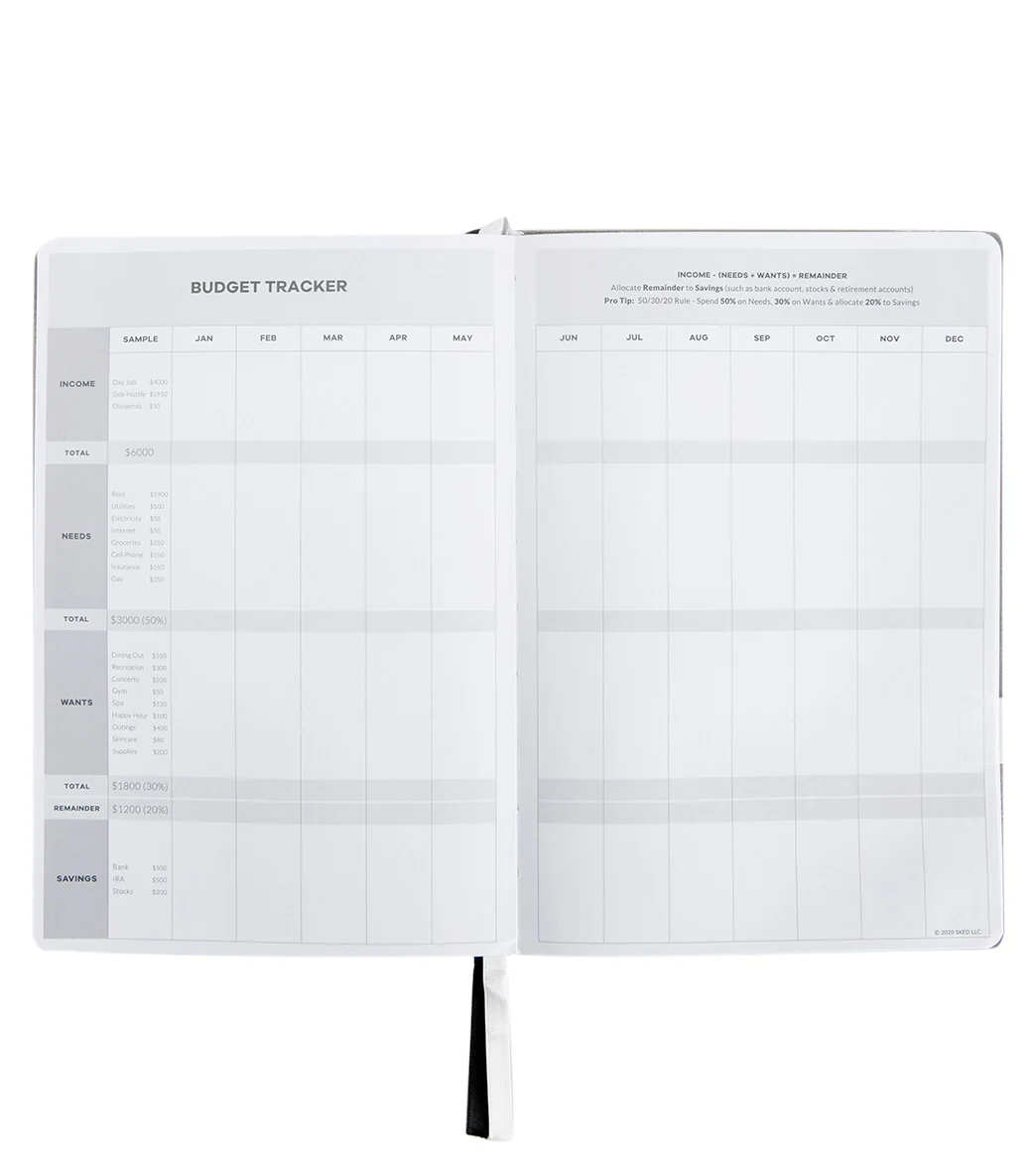 Sked Planner Medium Classic Black Planner - Image 6