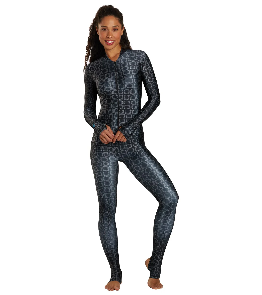 SlipIns Spotted Eagle Ray Zippered Unitard - Image 7