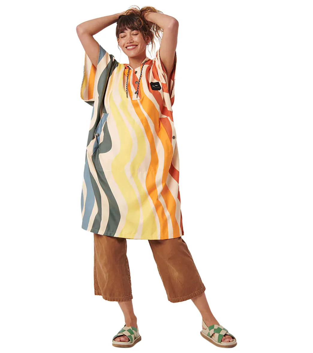 Slowtide Unisex Textured Waves Quick Dry Changing Poncho - Image 5