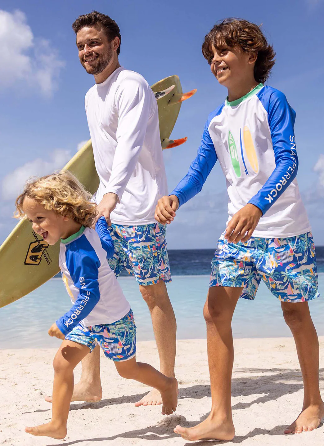 Snapper Rock Boys' Breakwater Beach Long Sleeve Rash Guard Top (Toddler, Little Kid, Big Kid) - Image 5