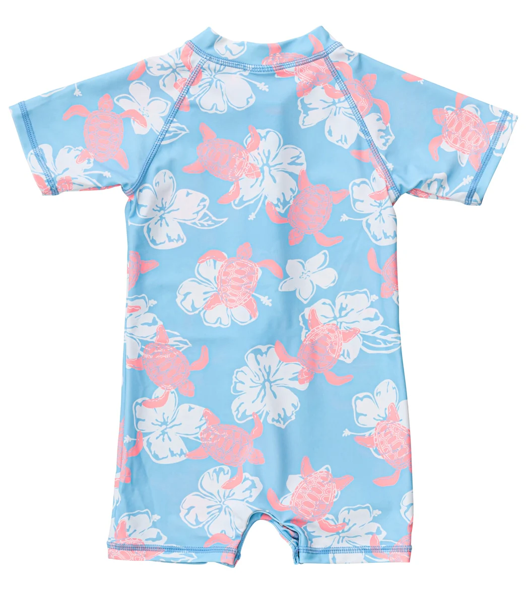 Snapper Rock Boys' Turtle Tide SS Sunsuit (Baby) - Image 2
