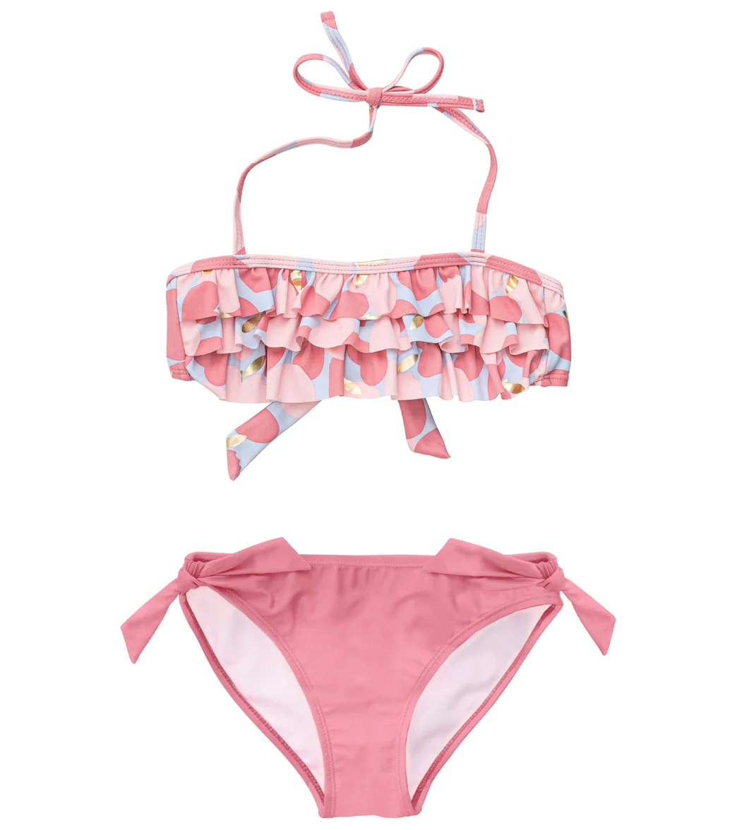 Snapper Rock Girls' Apple Love Bandeau Bikini Set (Toddler, Little Kid) - Image 8