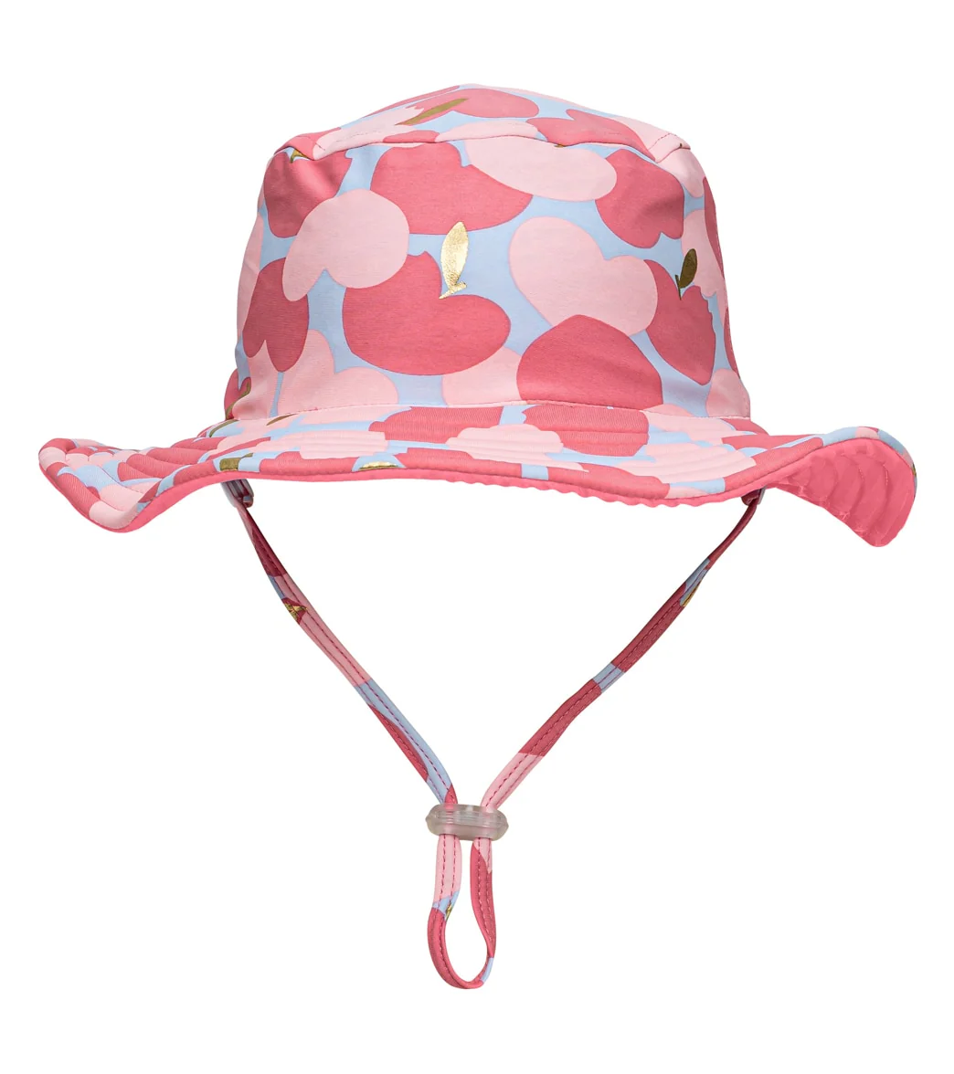 Snapper Rock Girls' Apple Love Reversible Bucket Hat - Image 6