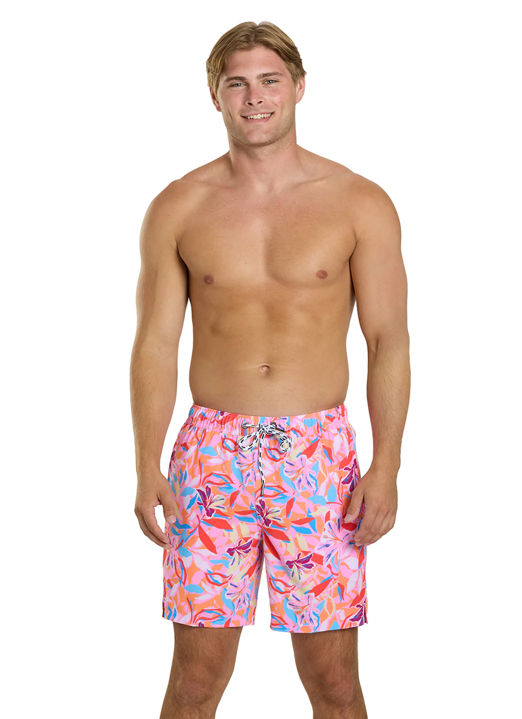 Snapper Rock Men's Blooming Sunset 19" Swim Trunk - Image 11