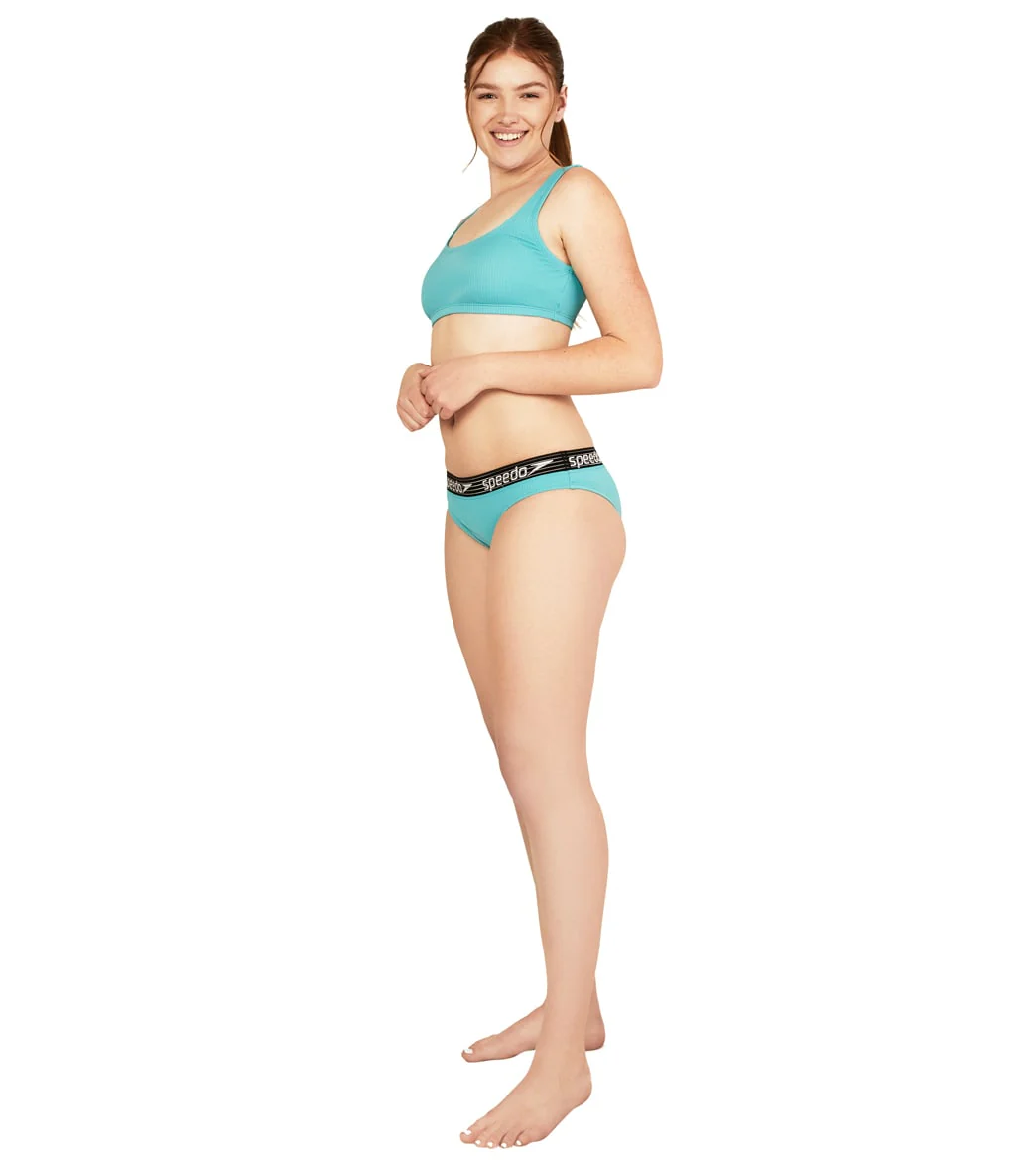 Speedo Active Women's Ribbed Bikini Top - Image 17