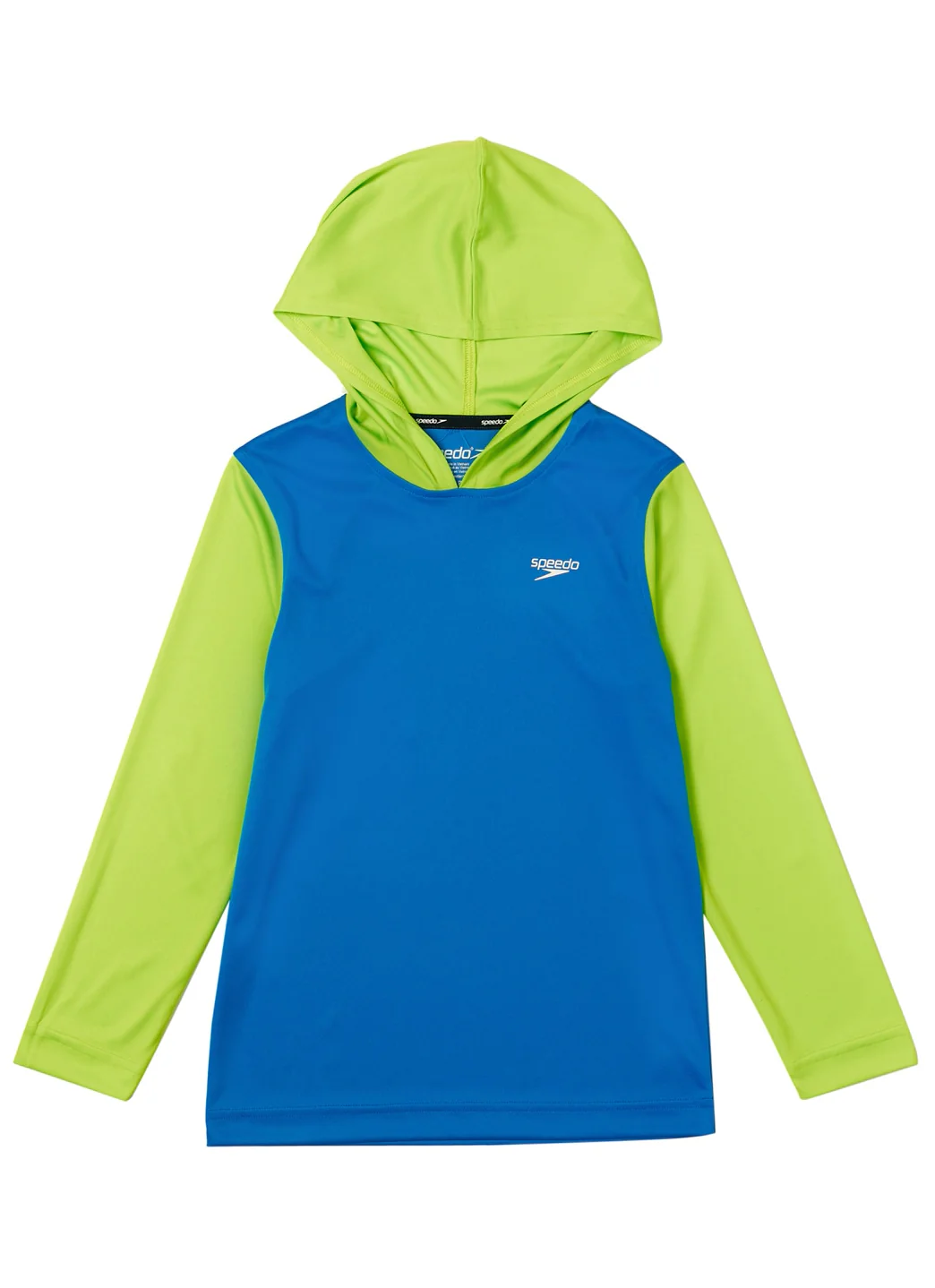 Speedo Boys' Hooded Long Sleeve Swim Shirt (Big Kid) - Image 6