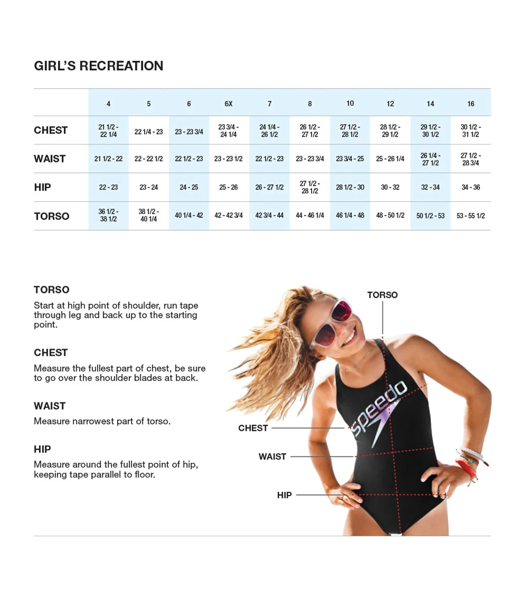 Speedo Girls' Printed Propel Back One Piece Swimsuit (Big Kid) - Image 24