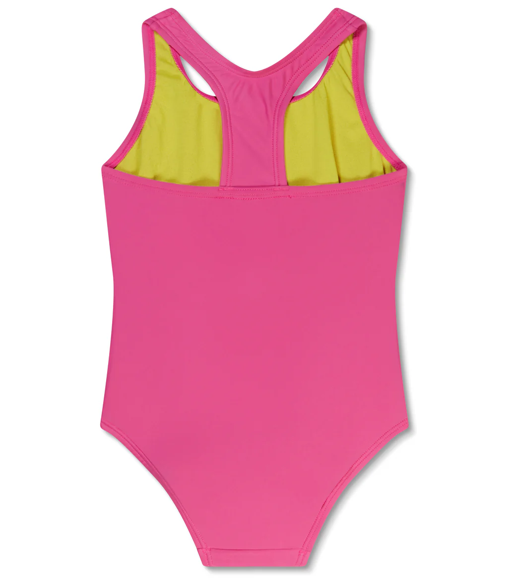 Speedo Girls' Solid Racerback One Piece Swimsuit (Little Kid, Big Kid) - Image 12