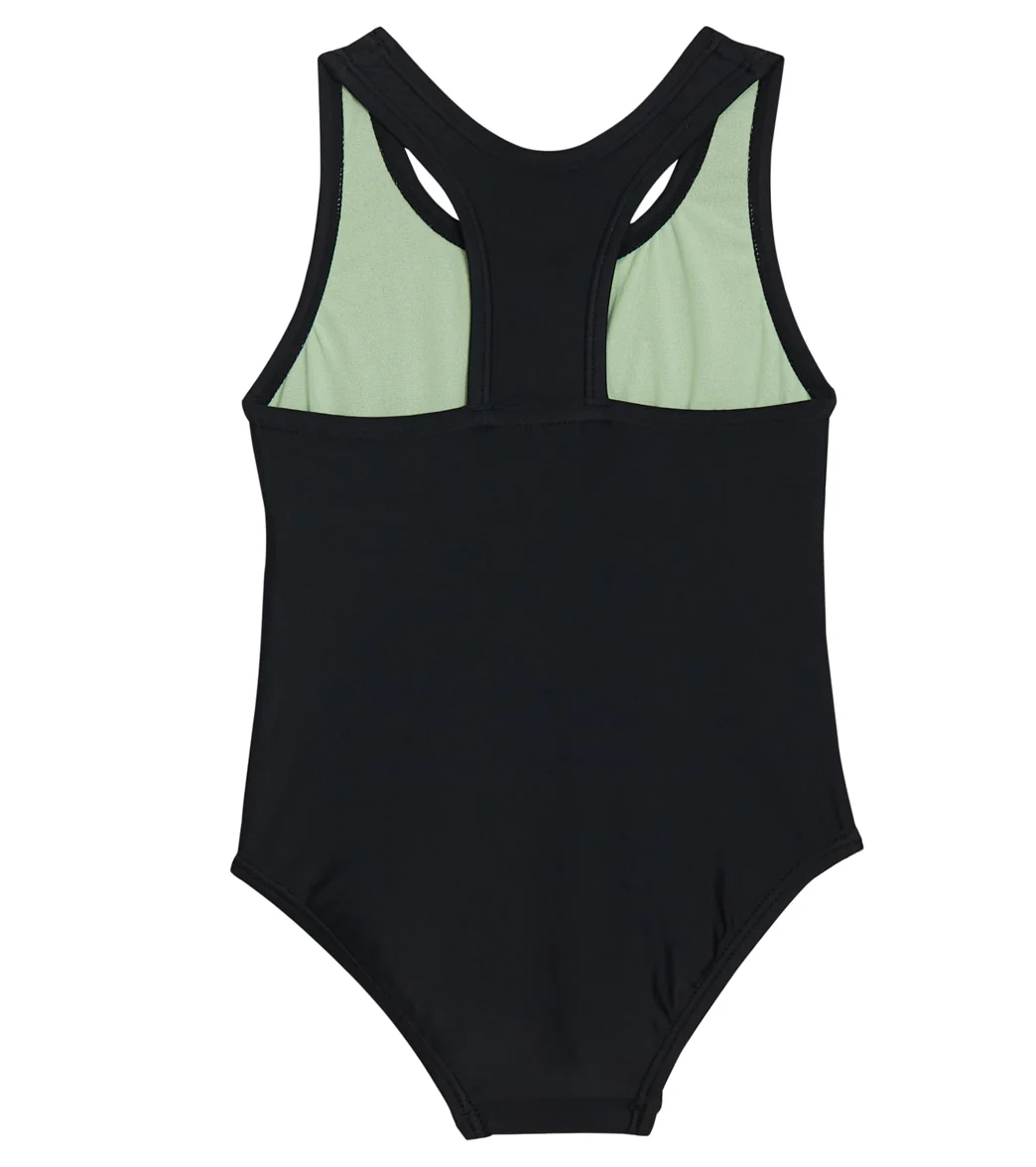 Speedo Girls' Solid Racerback One Piece Swimsuit (Little Kid, Big Kid) - Image 3