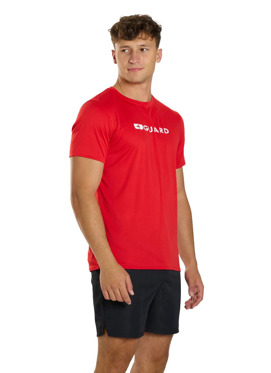 Speedo Lifeguard Men's Short Sleeve Solid Swim Tee - Image 3