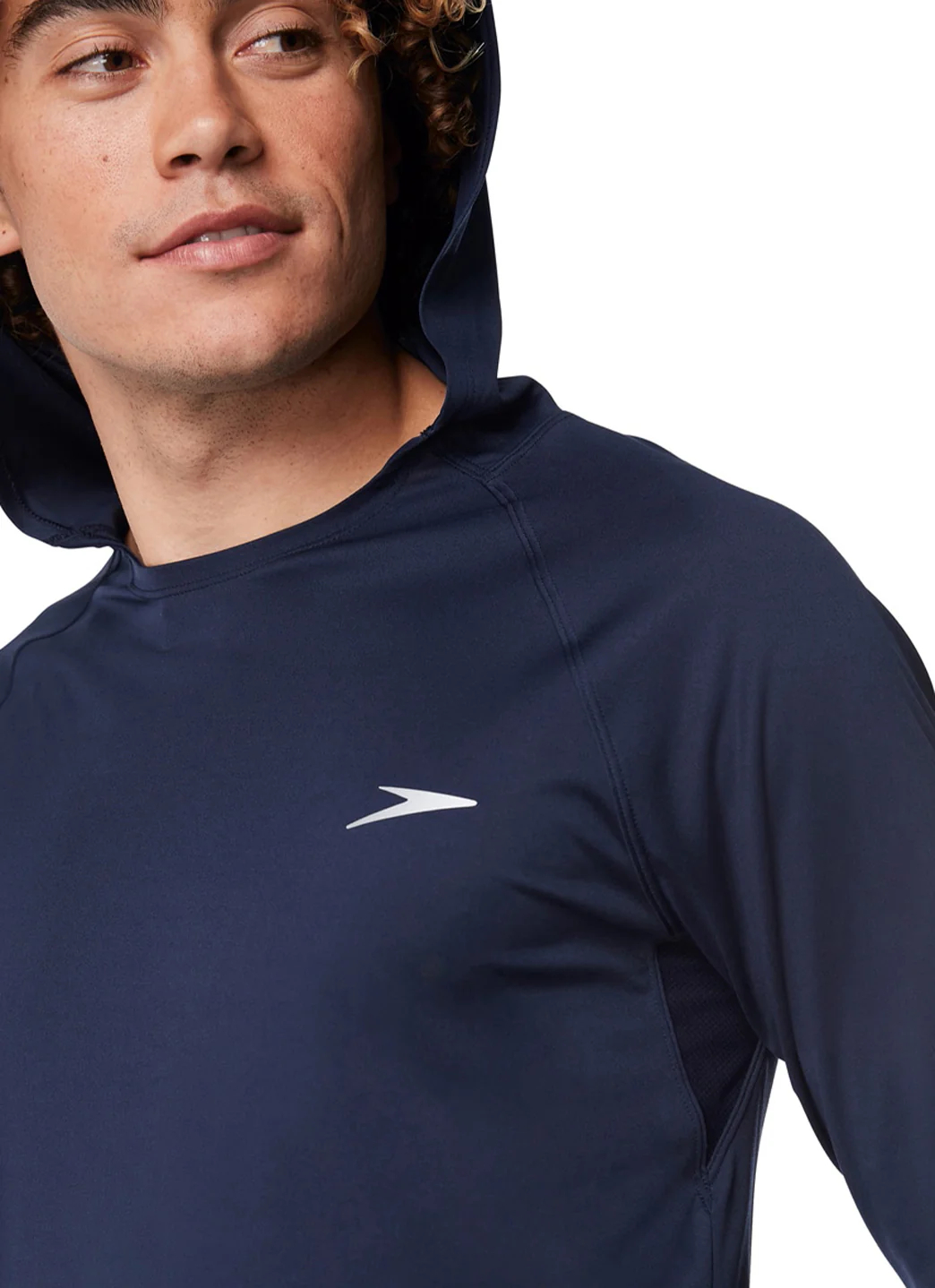 Speedo Men's Baybreeze Hooded Long Sleeve Swim Shirt - Image 10