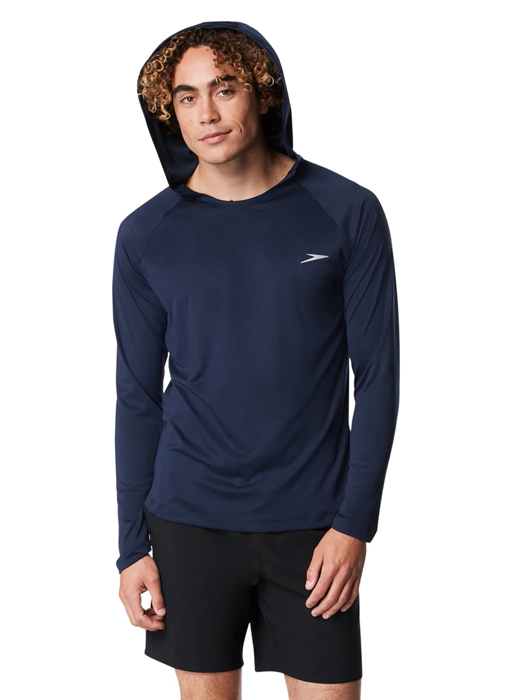 Speedo Men's Baybreeze Hooded Long Sleeve Swim Shirt - Image 12