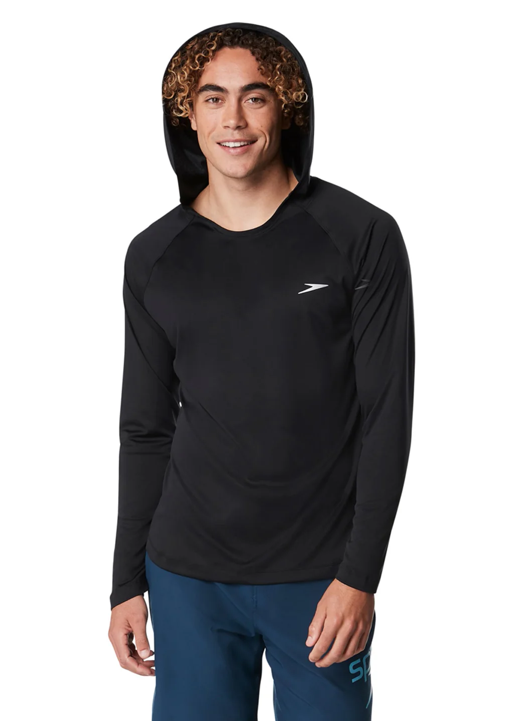 Speedo Men's Baybreeze Hooded Long Sleeve Swim Shirt - Image 13