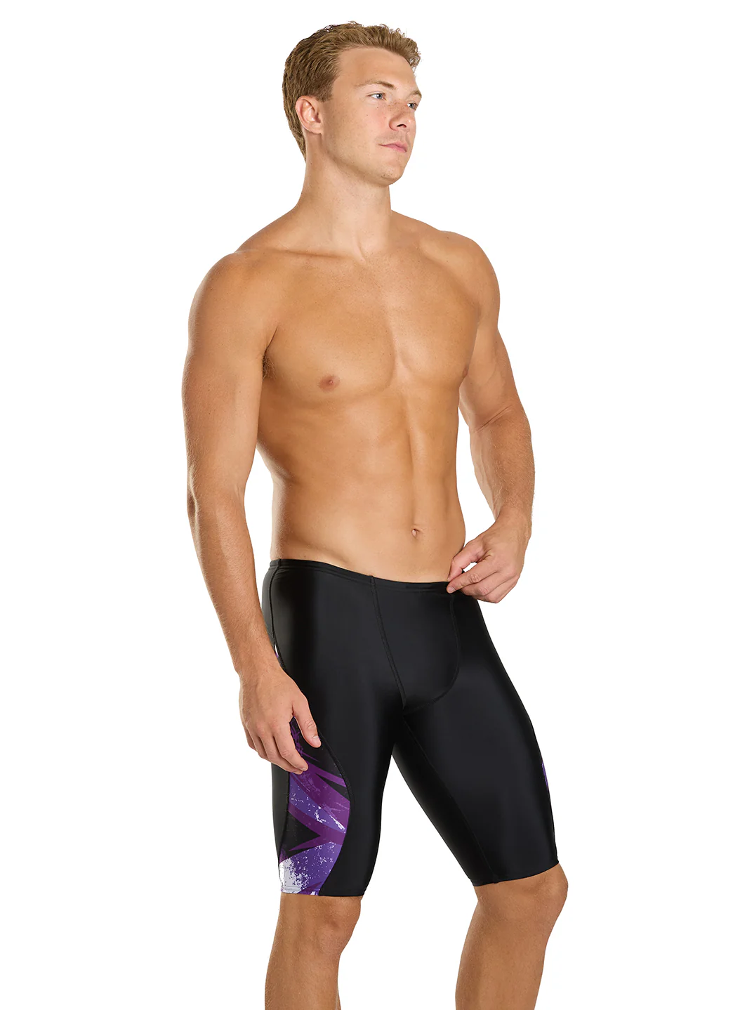 Speedo Men's Bolted Splice Jammer Swimsuit - Image 36