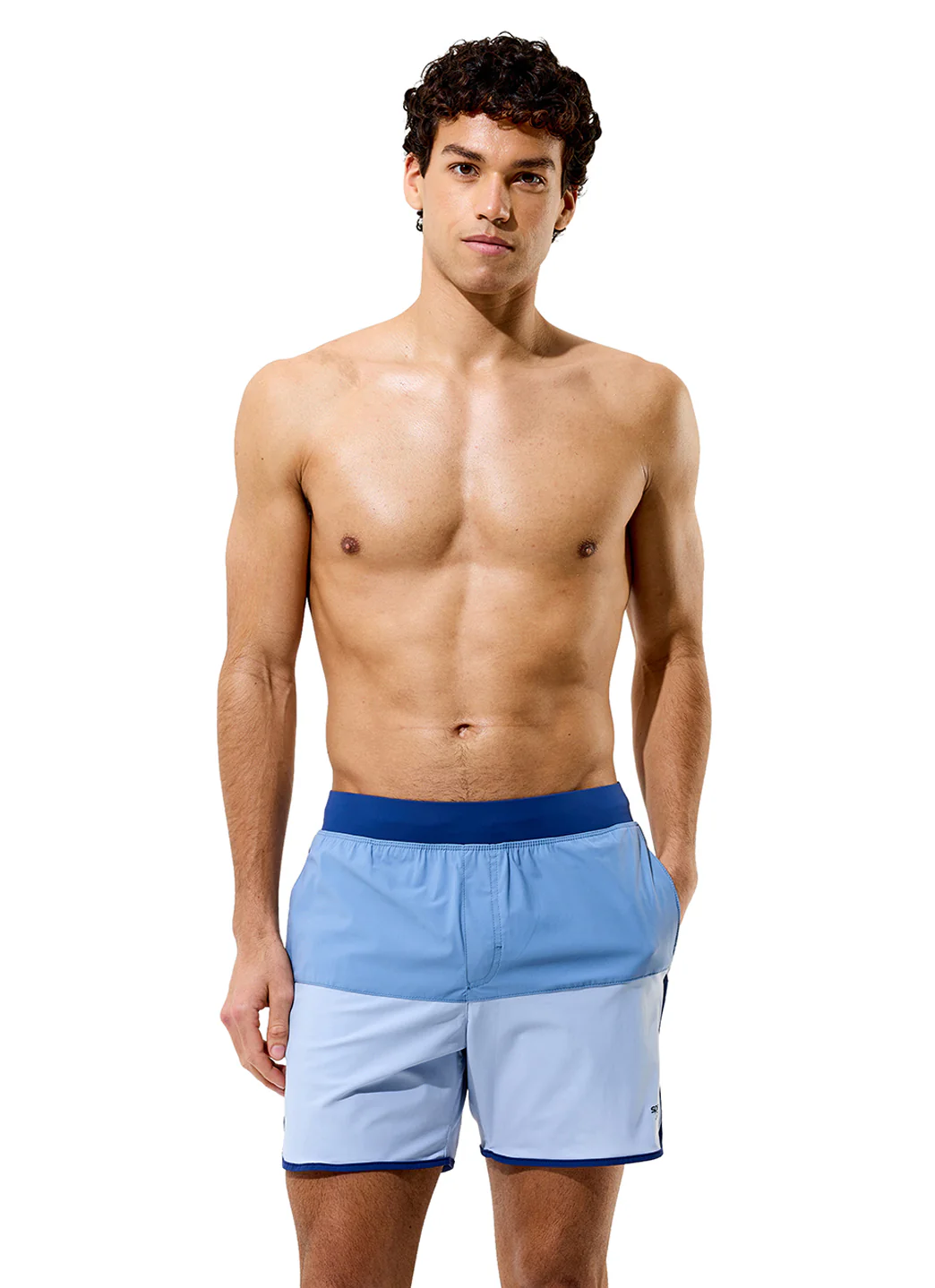 Speedo Men's Color Block Lookout 16" Swim Trunks - Image 2