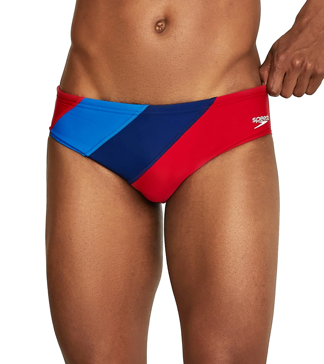 Speedo Men's Colorblock Solar Brief Swimsuit - Image 19