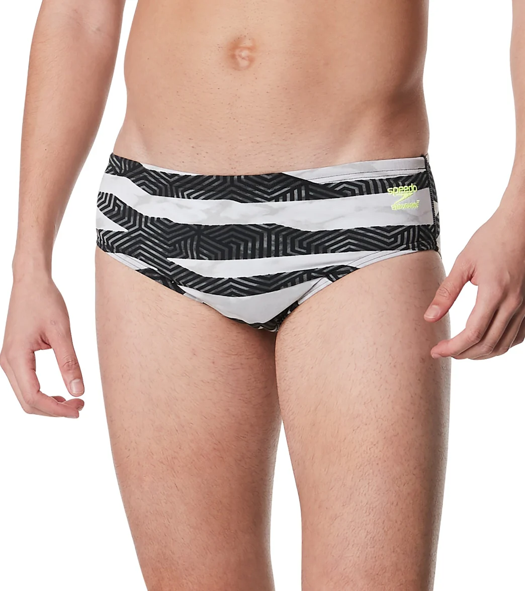 Speedo Men's Contort Stripes Brief Swimsuit - Image 19
