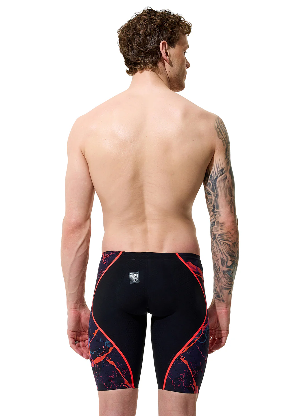 Speedo Men's Fastskin LZR Pure Intent 2.0 Printed Jammer Tech Suit Swimsuit - Image 14