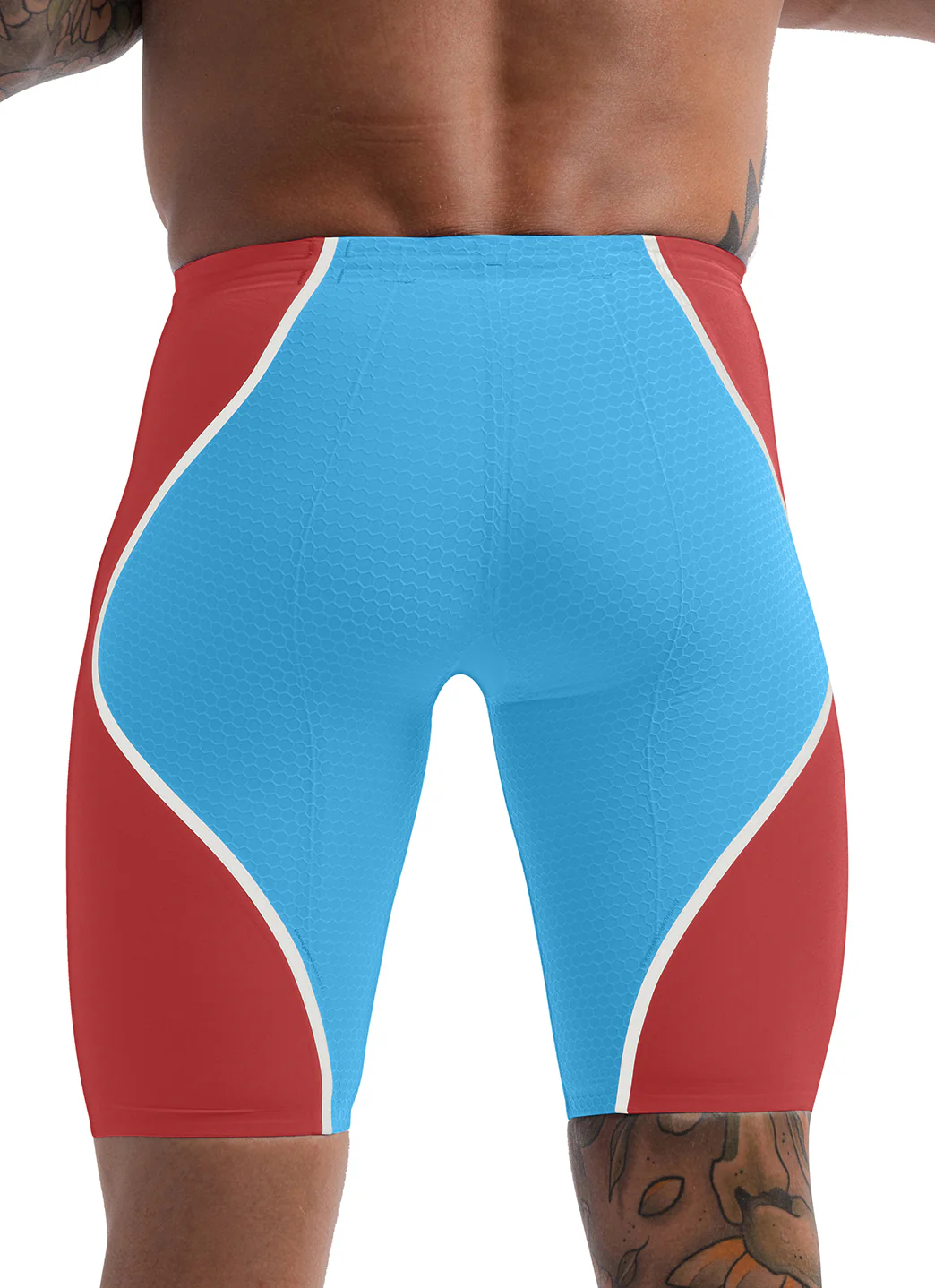Speedo Men's LZR Intent 2.0 High Waist Jammer Tech Suit Swimsuit - Image 54