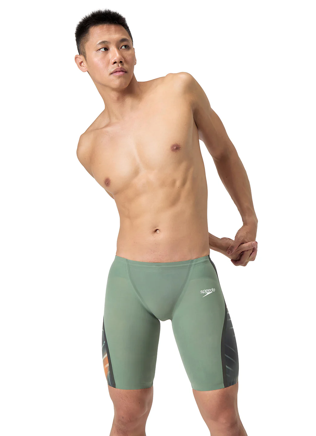 Speedo Men's LZR Intent 2.0 Printed Jammer Tech Suit Swimsuit - Image 2