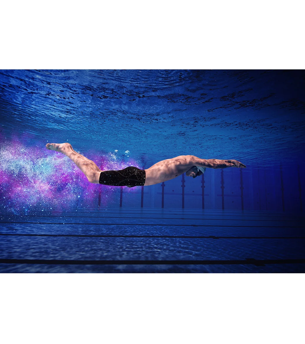 Speedo Men's LZR Valor 2.0 High Waist Jammer Tech Suit Swimsuit - Image 13