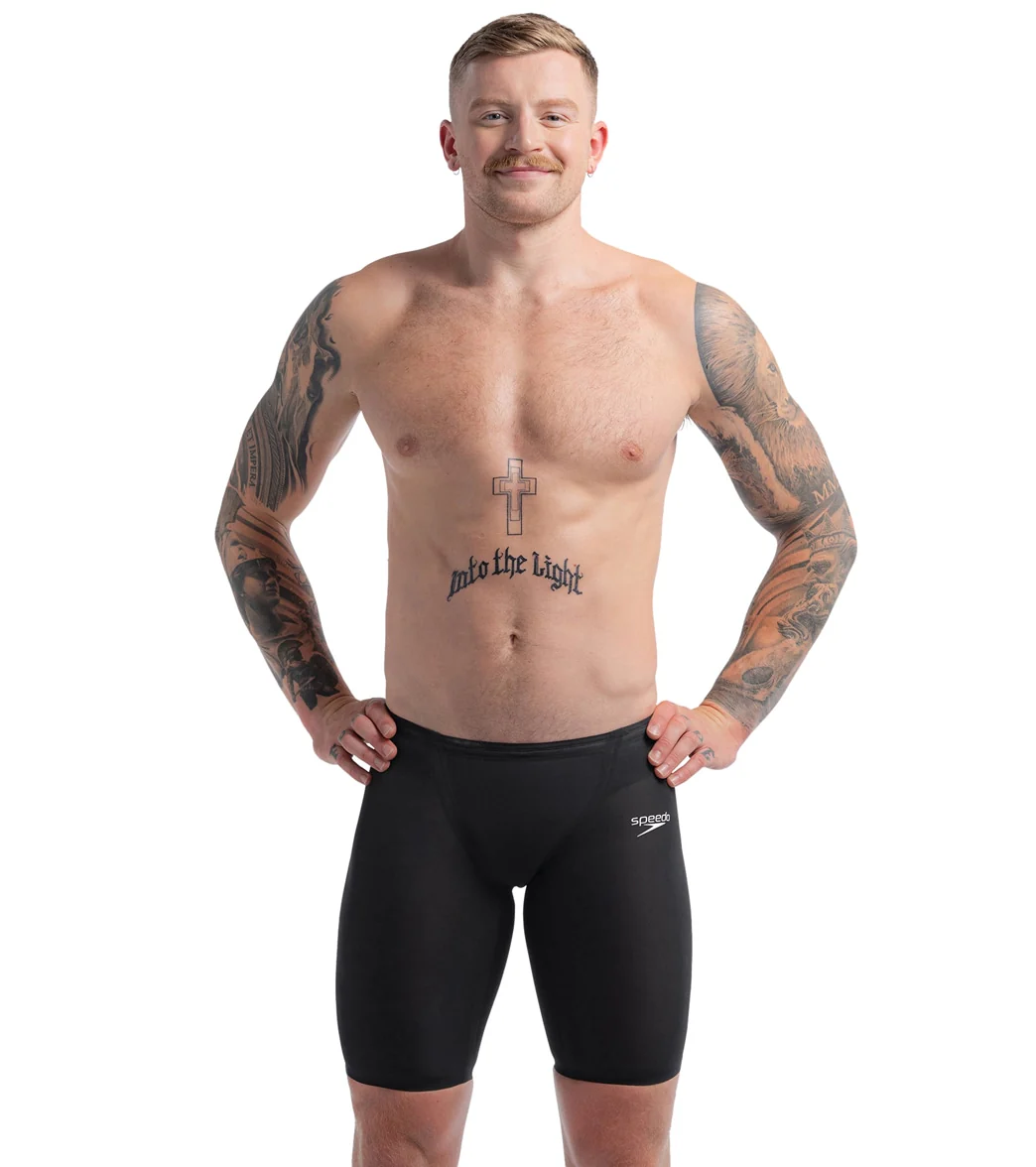 Speedo Men's LZR Valor 2.0 High Waist Jammer Tech Suit Swimsuit - Image 2