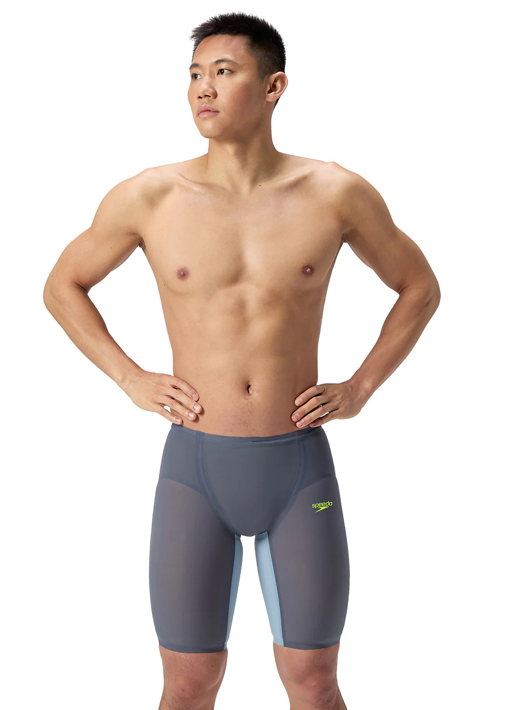Speedo Men's LZR Valor 2.0 High Waist Jammer Tech Suit Swimsuit - Image 43