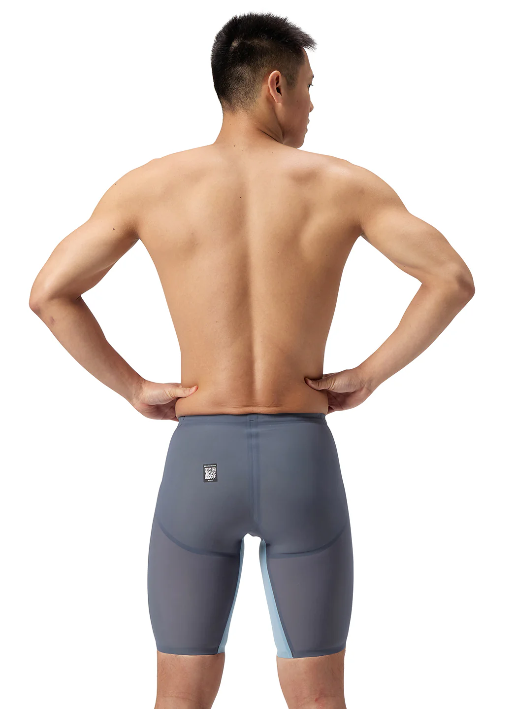 Speedo Men's LZR Valor 2.0 High Waist Jammer Tech Suit Swimsuit - Image 46