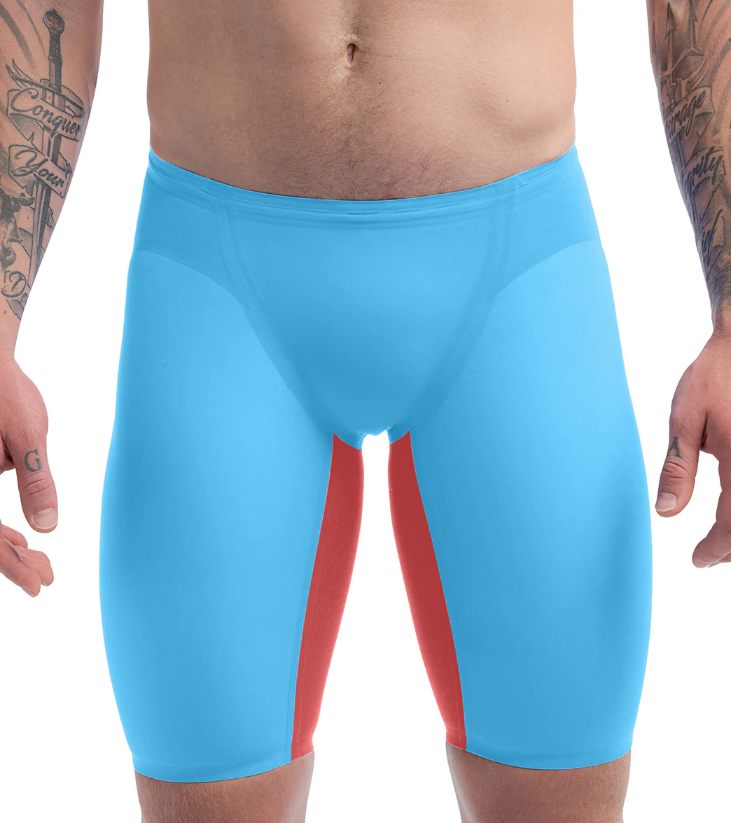 Speedo Men's LZR Valor 2.0 High Waist Jammer Tech Suit Swimsuit - Image 60