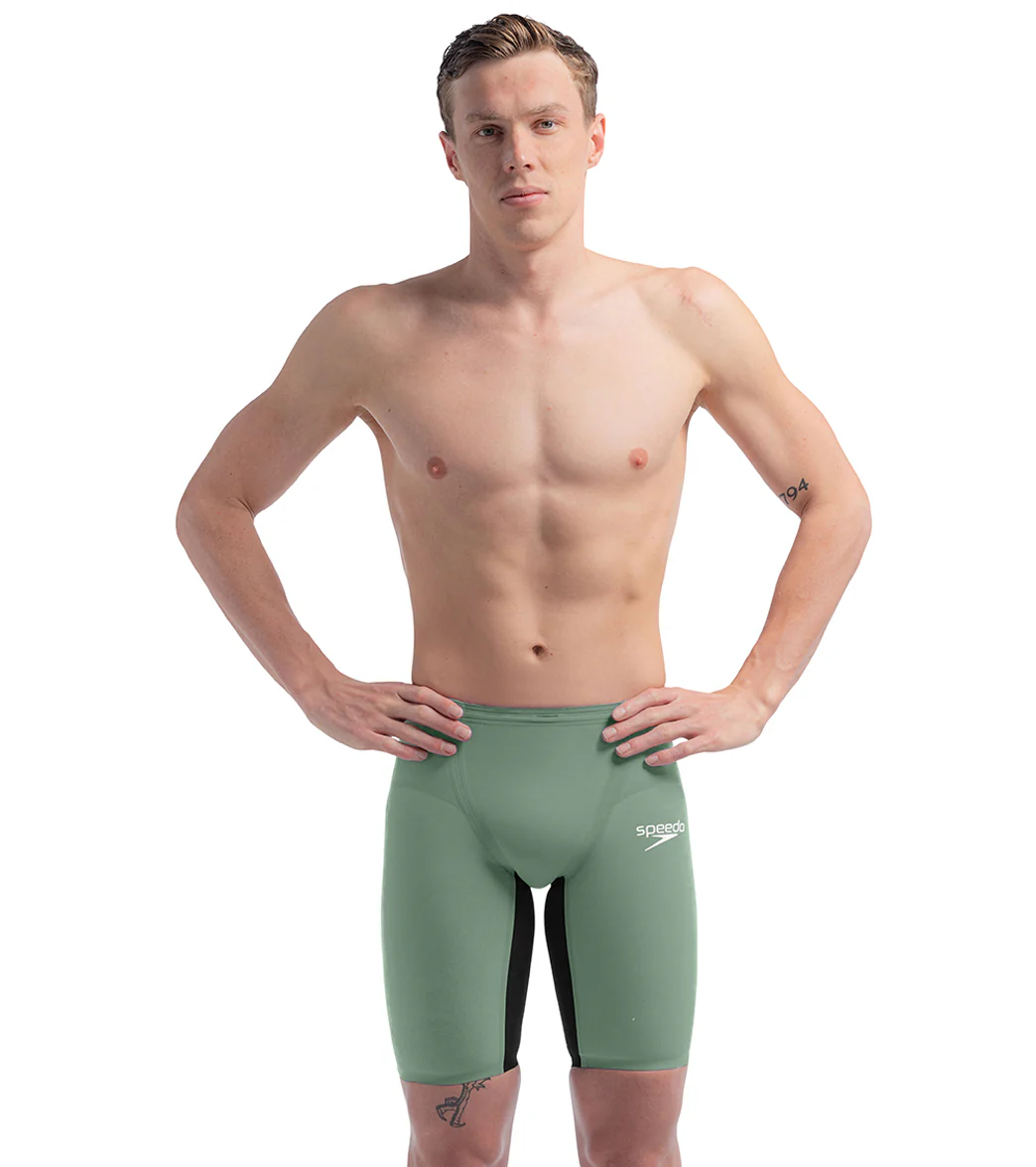 Speedo Men's LZR Valor 2.0 High Waist Jammer Tech Suit Swimsuit - Image 68