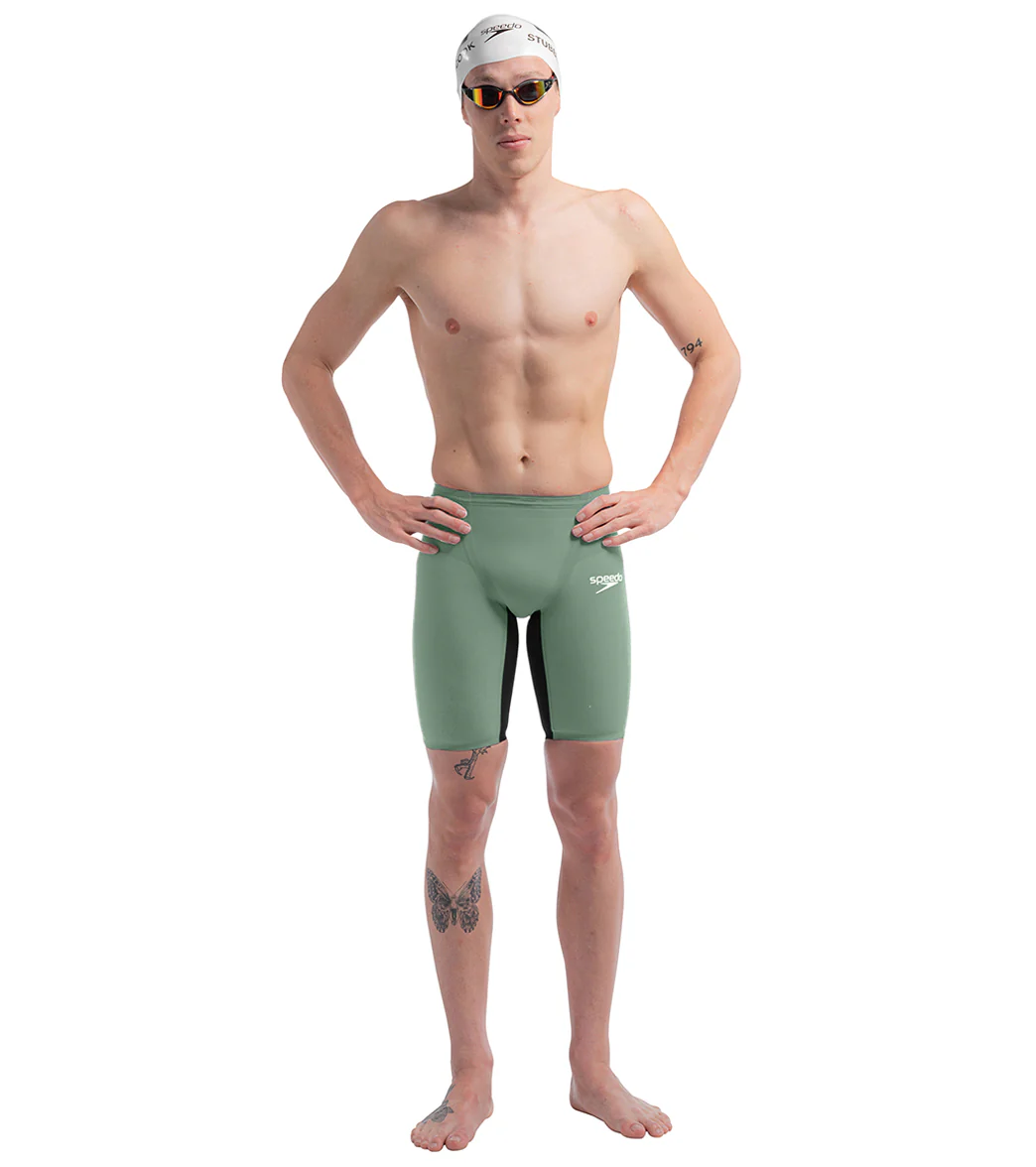 Speedo Men's LZR Valor 2.0 High Waist Jammer Tech Suit Swimsuit - Image 72