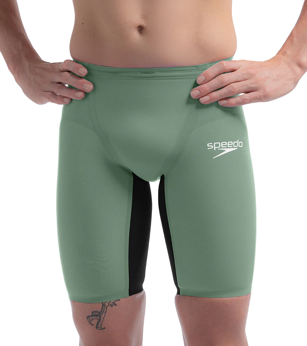 Speedo Men's LZR Valor 2.0 High Waist Jammer Tech Suit Swimsuit - Image 73
