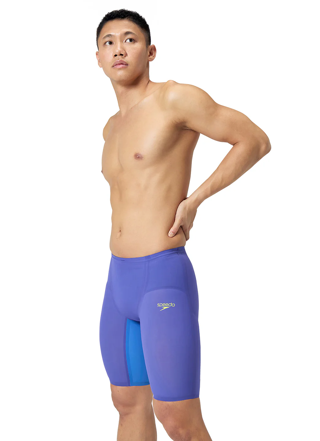 Speedo Men's LZR Valor 2.0 High Waist Jammer Tech Suit Swimsuit - Image 79